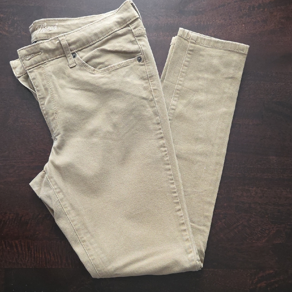 Universal Thread Women's Beige Skinny Jeans